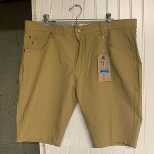 NWT Tailor Vintage Mens Khaki Shorts